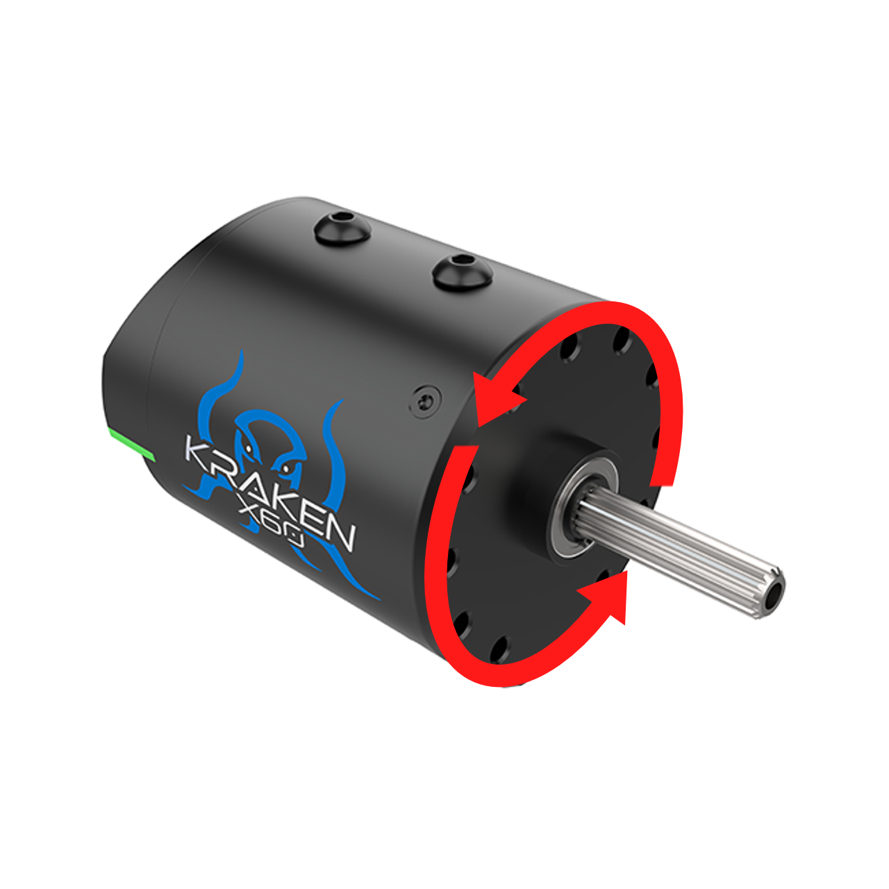Counter Clockwise can be found by tracing the motor mount holes from left to right