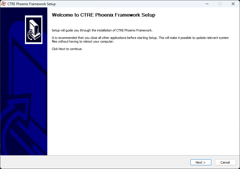 Showing the installation screen root